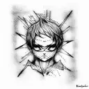 Kaneki tattoo design idea