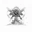 combat engineer  tattoo design idea