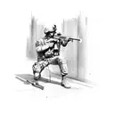 us army combat engineer  tattoo design idea