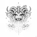 Aries and Gemini together  tattoo design idea