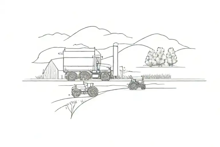 farming theamed tattoo tattoo design idea