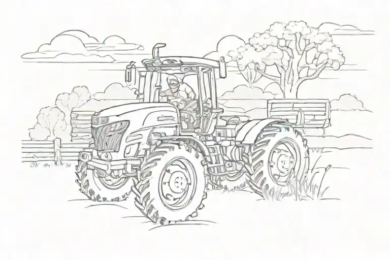 farming theamed tattoo tattoo design idea