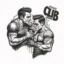 fight club tattoo design idea