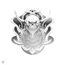 monster tattoo design idea