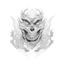 monster tattoo design idea