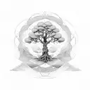 Yggdrasil (World Tree) tattoo design idea