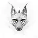 anubis  tattoo design idea