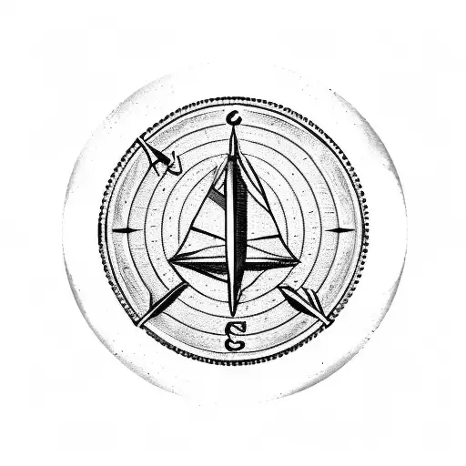 ship anchor with a compass and ship helm with the letters JK and JS in a deck of playing cards along with alcohol bottle tattoo design idea