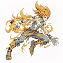 frenzied flame tattoo design idea