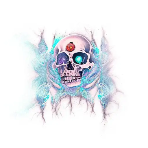 hades sleeve with background  tattoo design idea