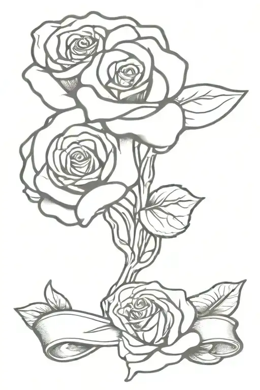 mechanic dad memorial with rose  tattoo design idea