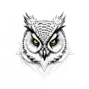 Rose, Nature, Owl tattoo design idea