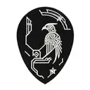 quetzal cyber tattoo design idea