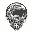 quetzal cyber tattoo design idea