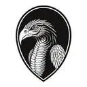 quetzal cyber tattoo design idea