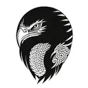 quetzal cyber tattoo design idea