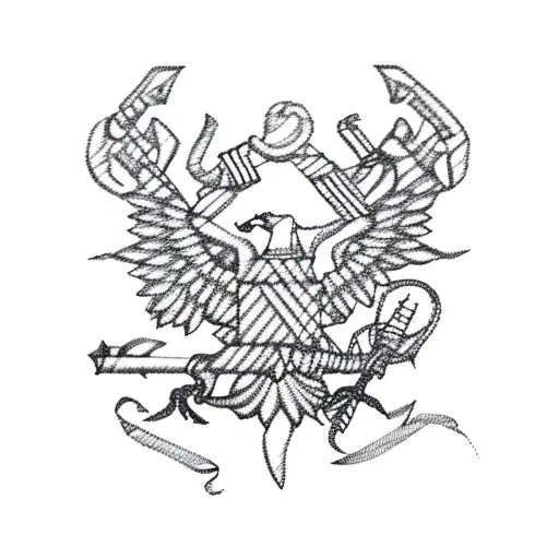United States Marine Corps tattoo design idea