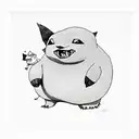 Snorlax and munchlax tattoo design idea
