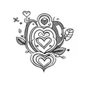 Love Always Μαμά  tattoo design idea