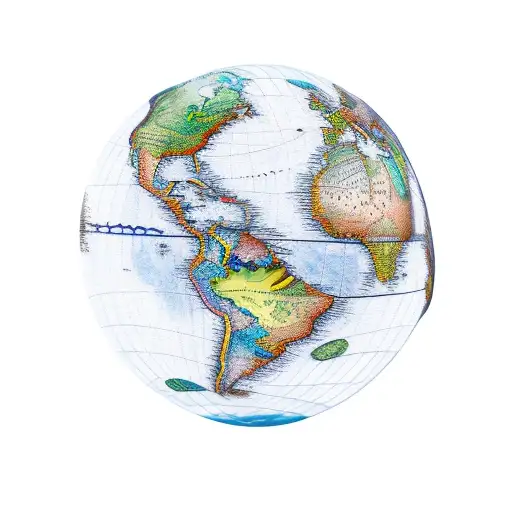 globe being hold in arms as its dying tattoo design idea