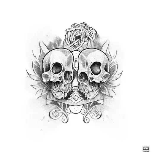 arte e amor  tattoo design idea