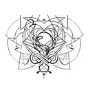 desenho que lembre arte e amor  tattoo design idea