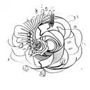 desenho que lembre arte e amor  tattoo design idea