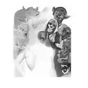 a group of demons tattoo design idea