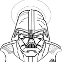 Ashoka Tano and Lightsabers include Darth Vader tattoo design idea