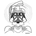 Ashoka Tano and Lightsabers include Darth Vader tattoo design idea