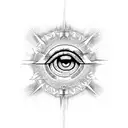 All Seeing Eye tattoo design idea