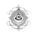 All Seeing Eye tattoo design idea