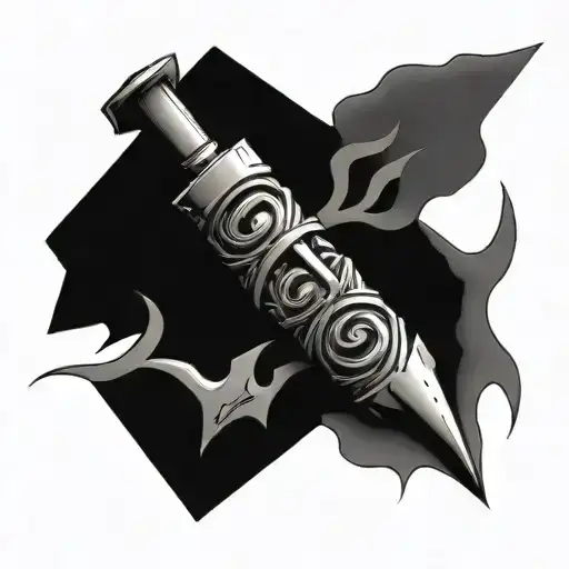 ligtheng bolts Shaka combine   tattoo design idea