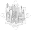 Consider a tattoo featuring a sunset skyline with a winding highway leading into the horizon.  tattoo design idea