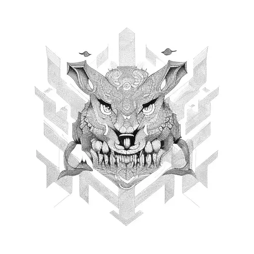 divided highway  tattoo design idea