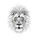 Lion tattoo design idea
