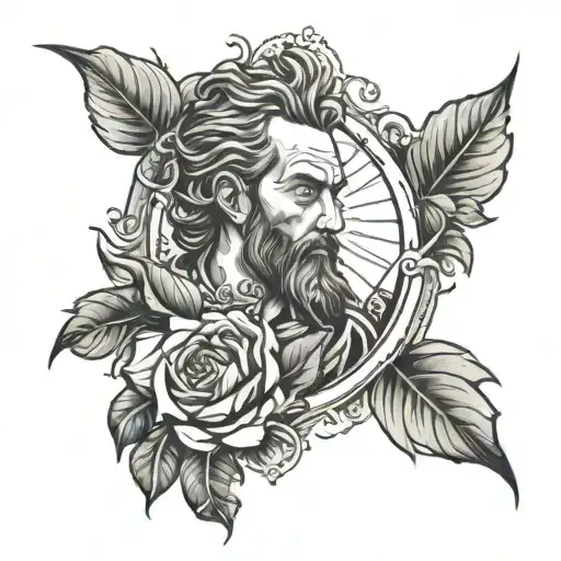 st jude image ideas mixed tattoo design idea