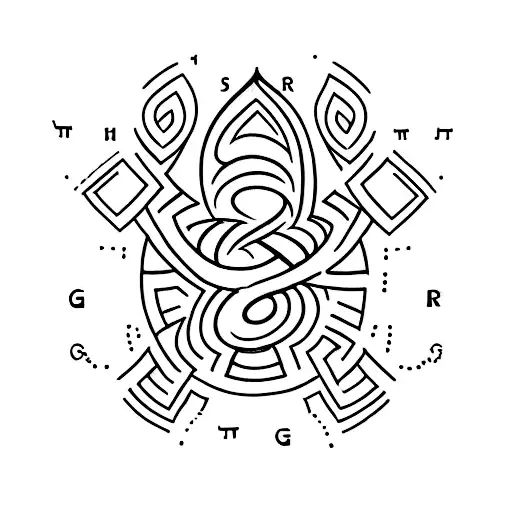 god is greater than the highs and lows and a cross  tattoo design idea