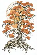 yggdrasil tree tattoo design idea