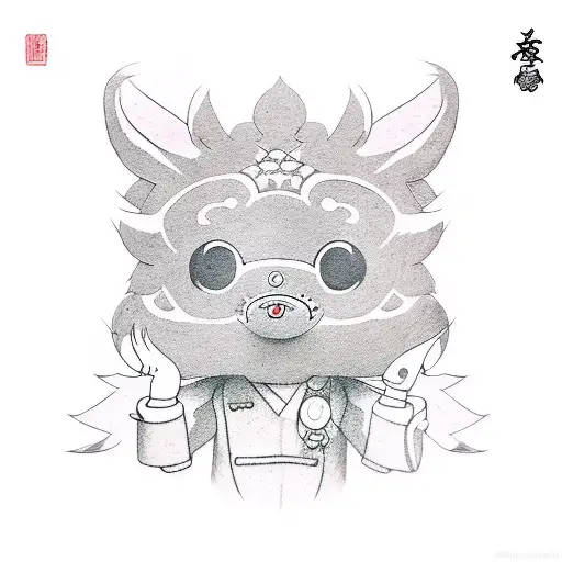animal crossing tattoo design idea