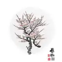 cherry blossom tree  tattoo design idea