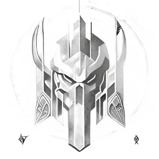 a gaming sleeve focusing on symbols from half life, diablo, god of war, warframe, and destiny 2 tattoo design idea