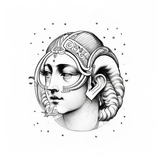  Libra with Virgo with ram with Taurus tattoo design idea