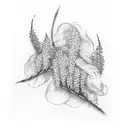 Wisteria tattoo design idea