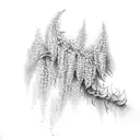 Wisteria tattoo design idea