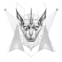 anubis and leonida tattoo design idea