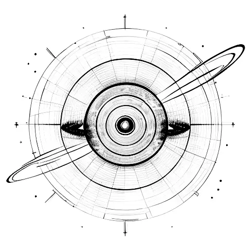 voyager pulsar star tattoo design idea