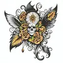 Viral Forever tattoo design idea