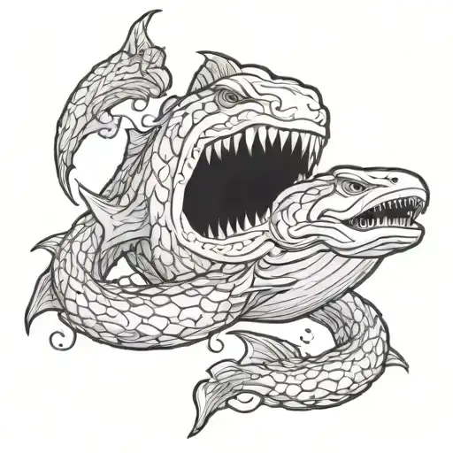 Atlantis Disney Leviathan Chase tattoo design idea
