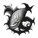 Leviathan of Atlantis tattoo design idea